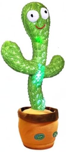 Pbooo Dancing Talking Cactus Toy with LED