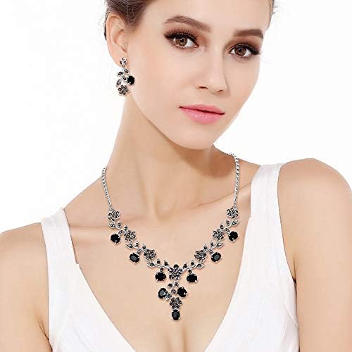 EVER FAITH Bridal Rhinestone Jewelry Set