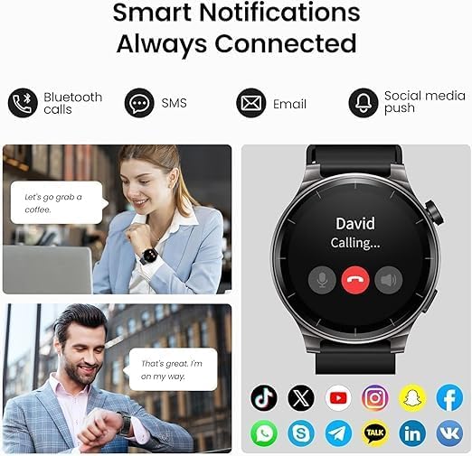 TOZO S5 Smartwatch with AMOLED Display