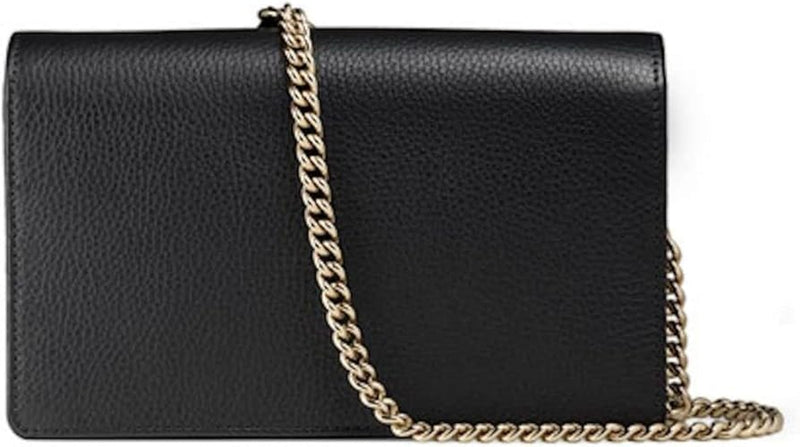 Gucci Soho Mini Round Black Leather Handbag