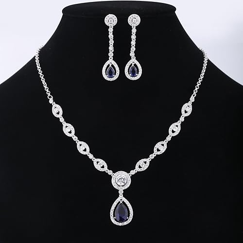 GULICX AAA Cubic Zirconia Jewelry Set