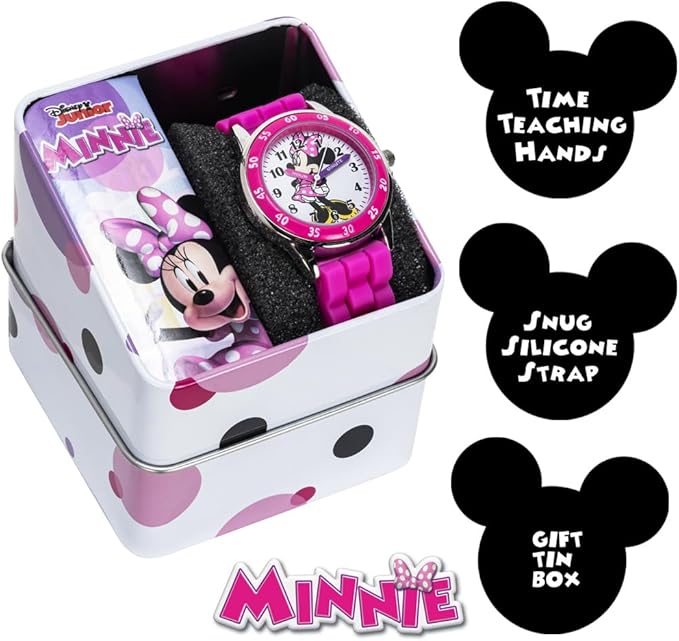 Minnie Mouse Time Teacher Watch for Girls