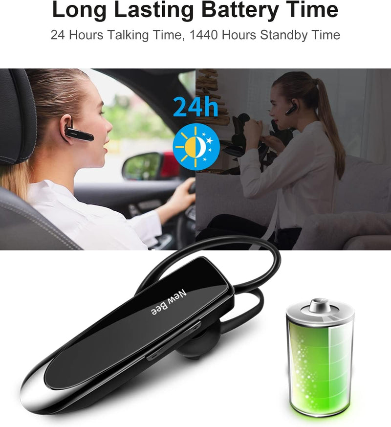 New Bee Bluetooth Earpiece [2 Pack]