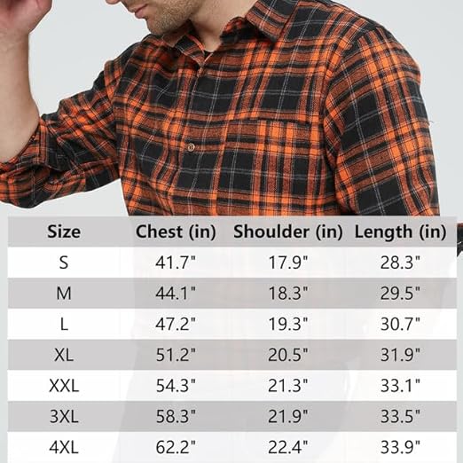 SSLR Men’s Lightweight Flannel Shirt