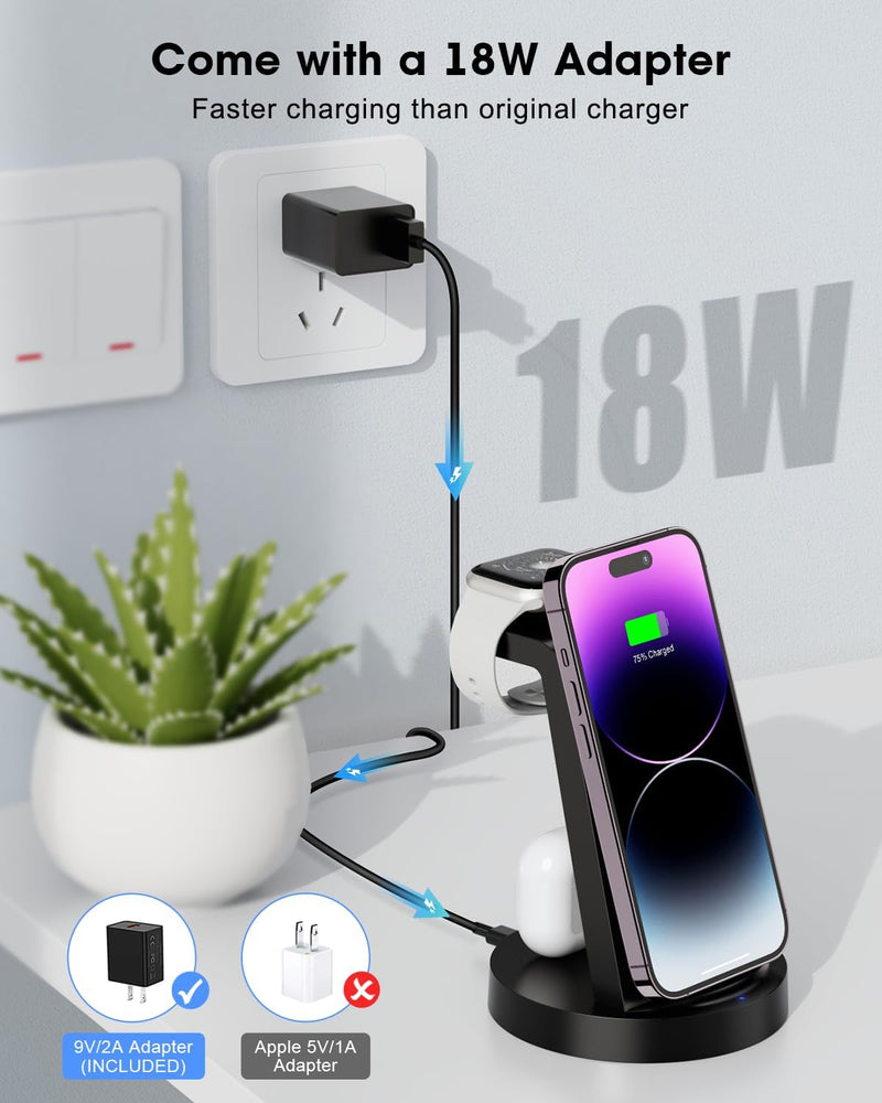 3-in-1 Wireless Charging Station