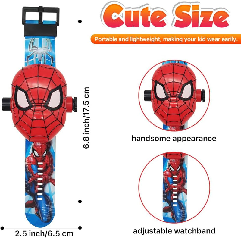 Superhero Projector Digital Watch for Kids