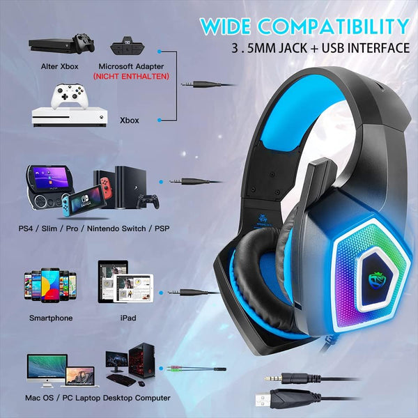 ARKARTECH Gaming Headset  Xbox One PS4 PS5