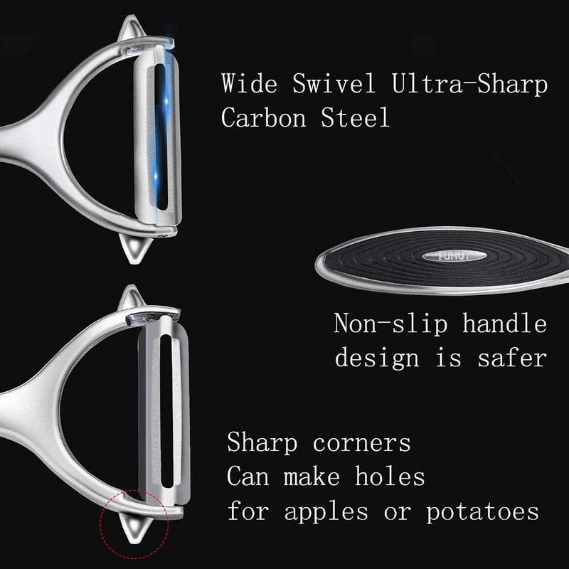 Multi-Purpose Vegetable & Fruit Peelers Set