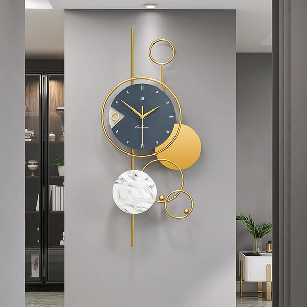 Stylish 31-Inch Non-Ticking Wall Clock