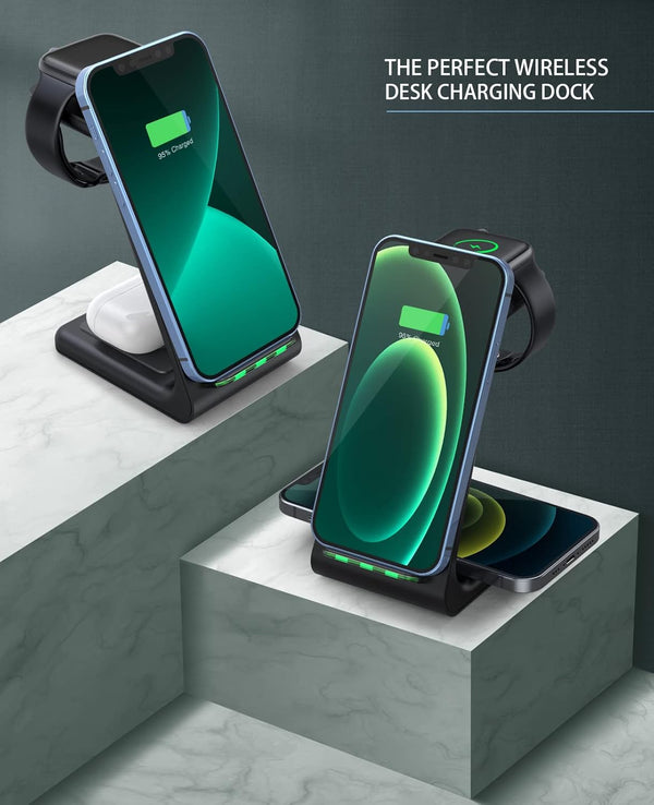 3 in 1 Wireless Charging Station