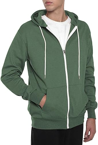 Ohoo Slim Fit Zip-Up Hoodie