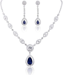 GULICX AAA Cubic Zirconia Jewelry Set