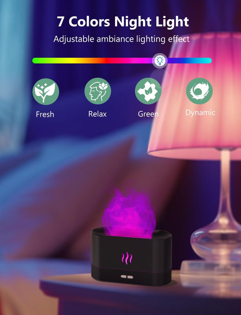 Flame LED Essential Oil Diffuser