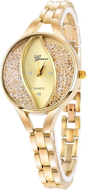 Weicam Women's Diamond Bangle Watch Set