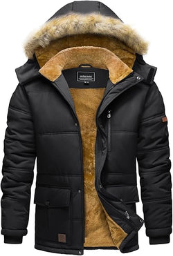 TACVASEN Men’s Fleece Lined Winter Coat