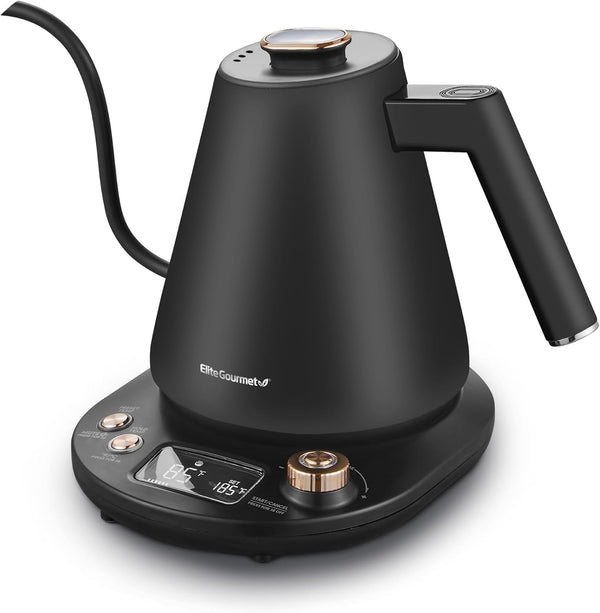 Elite Gourmet 1L Digital Gooseneck Kettle