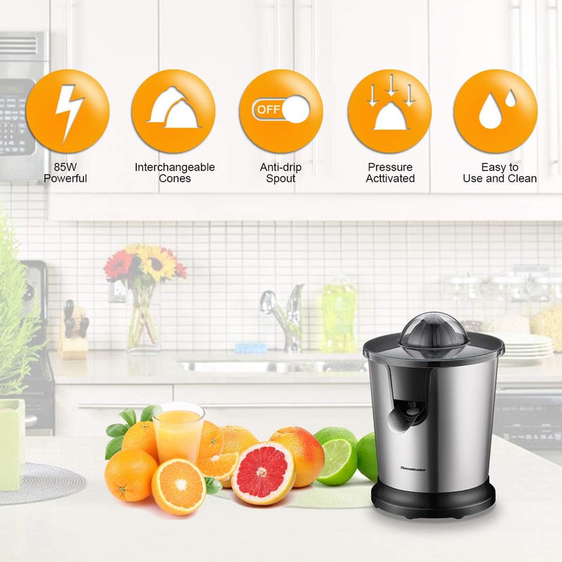 Homeleader Electric Citrus Juicer, Black