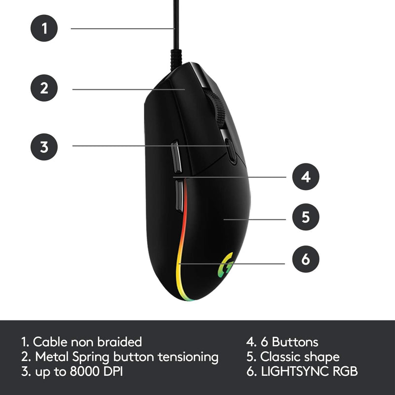 Logitech G203 Gaming Mouse