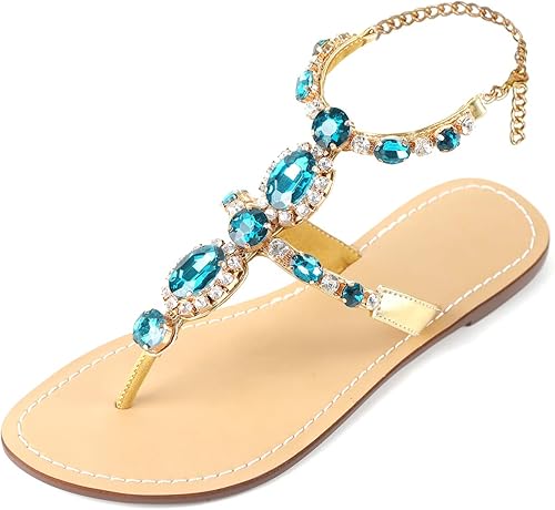 Rhinestone Gladiator Sandals