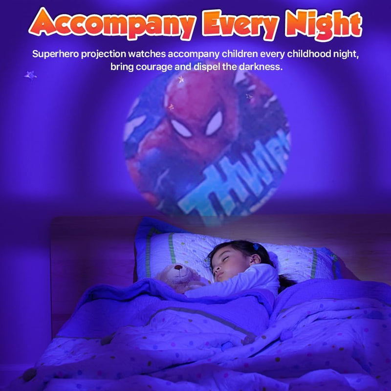 Superhero Projector Digital Watch for Kids