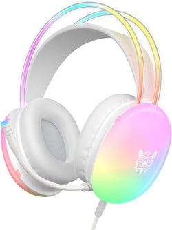 Gaming Headset with RGB Rainbow Lighting