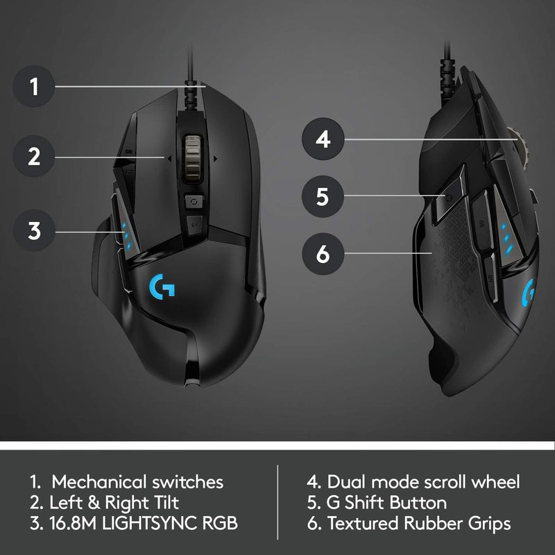 Logitech G502 HERO Gaming Mouse