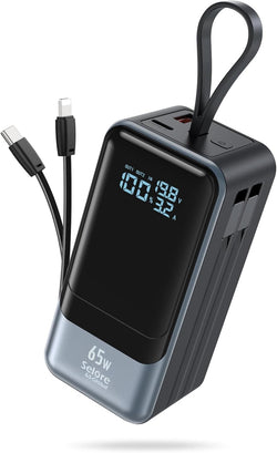 65W Portable Charger Fast Charging