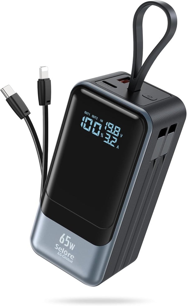 65W Portable Charger Fast Charging