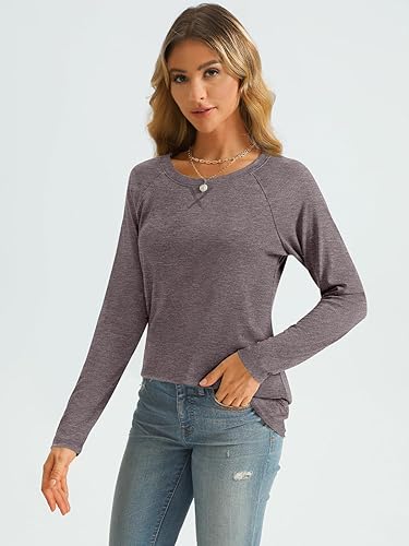 AUTOMET Women's Loose Fit Long Sleeve Top