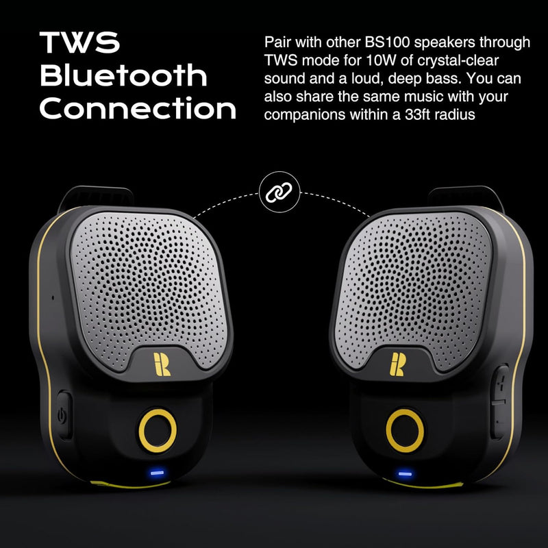 Wearable Bluetooth Speaker, 30H Playtime