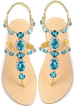 Rhinestone Gladiator Sandals