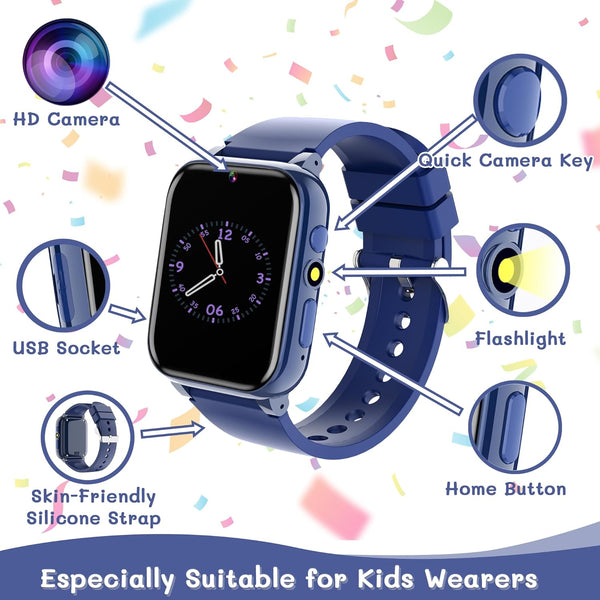 Spodus Kids Smartwatch with Games and Camera