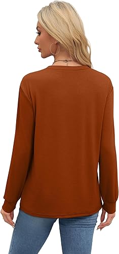 WIHOLL Women's Long Sleeve Tunic Top