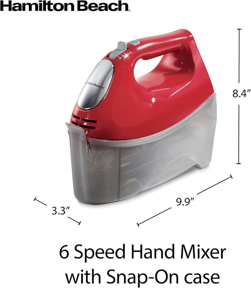 Hamilton Beach 6-Speed Hand Mixer, 275W