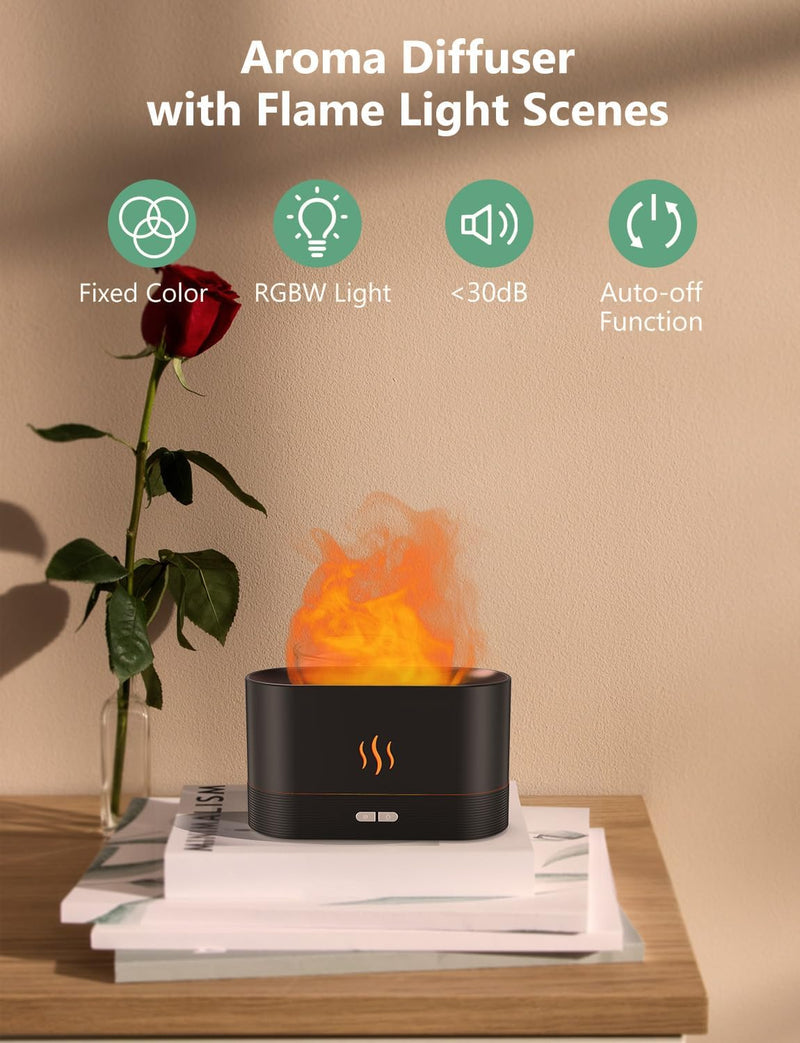 Flame LED Essential Oil Diffuser