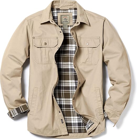 CQR Men’s Cotton Flannel Jacket