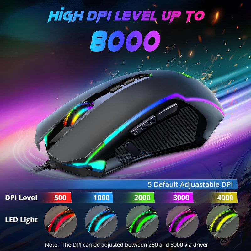 Redragon Wired RGB Gaming Mouse