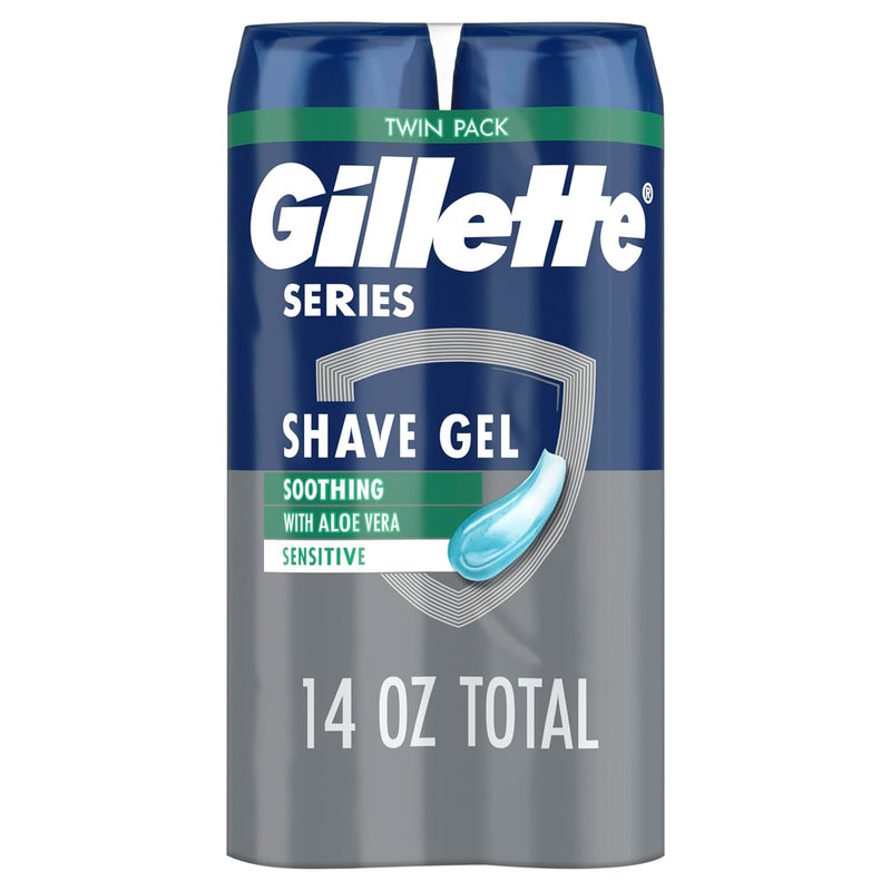 Gillette Series 3X Shave Gel 7 oz Twin Pack