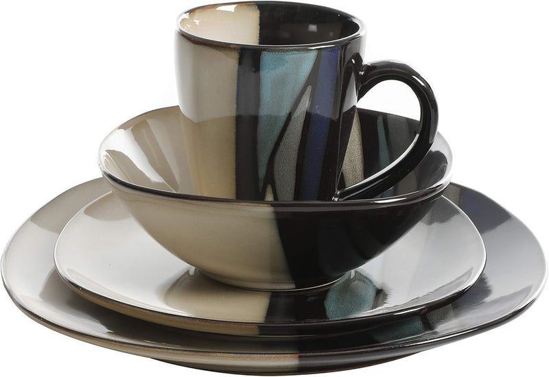 Gibson Elite Althea Teal Dinnerware Set