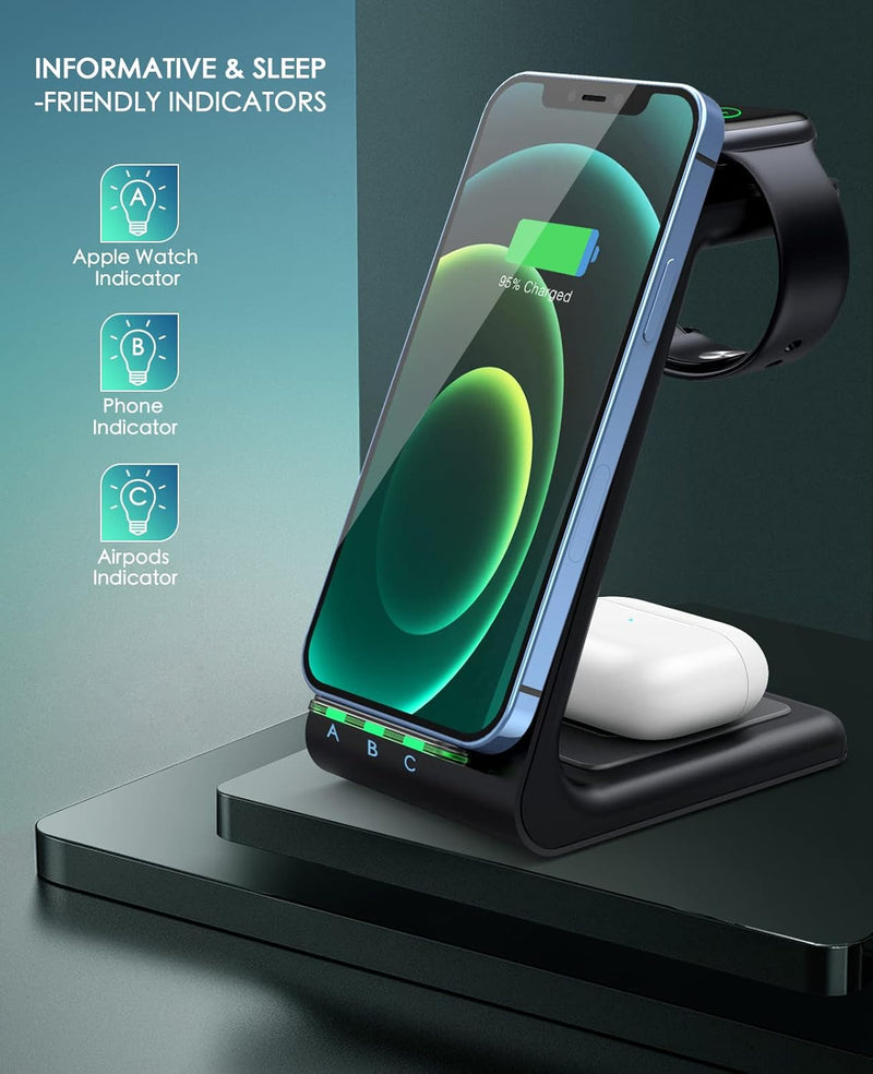 3 in 1 Wireless Charging Station