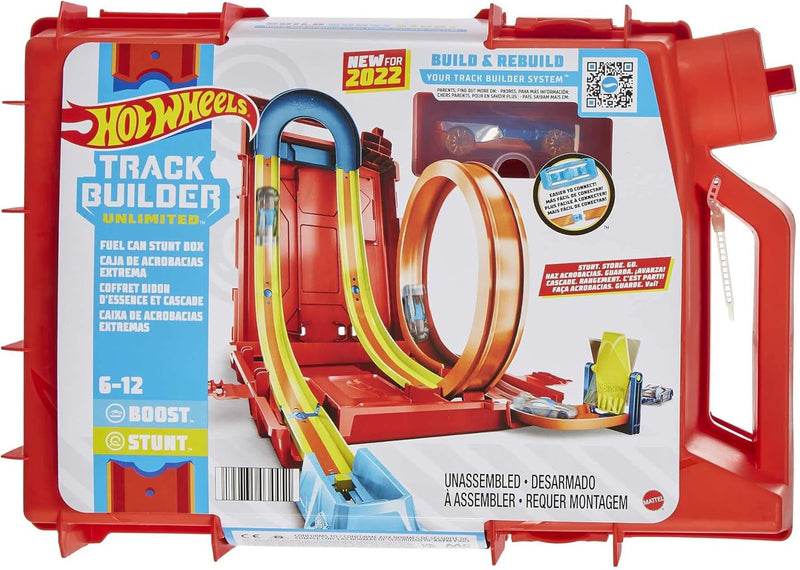 Hot Wheels Track Builder Fuel Can Stunt Set