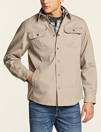 CQR Men’s Cotton Flannel Jacket