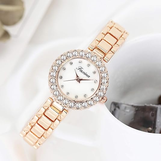 Elegant Rose Gold Watch Set