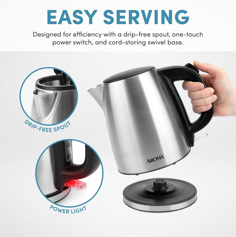 1.0L Stainless Steel Electric Kettle