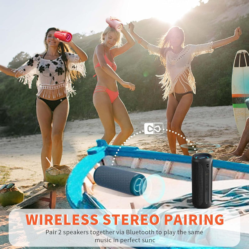 Portable Wireless Bluetooth Speaker, 25W Stereo Sound