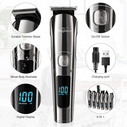 Brightup All-in-One Waterproof Beard Trimmer Kit