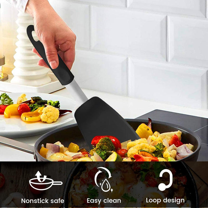 GEEKHOM Silicone Spatula Set, Heat Resistant