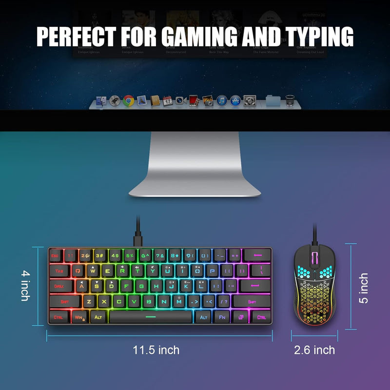 RedThunder  RGB Gaming Keyboard & Mouse