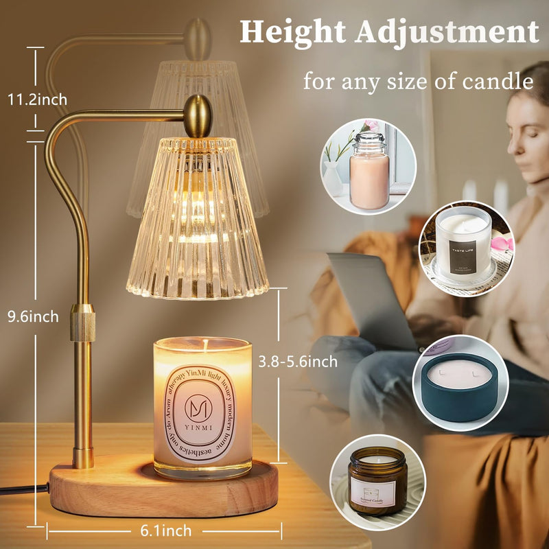 Candle Warmer Lamp with Timer & Dimmer