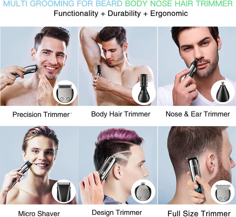 Brightup All-in-One Waterproof Beard Trimmer Kit